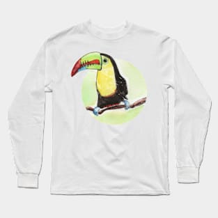 Toucan watercolor Long Sleeve T-Shirt